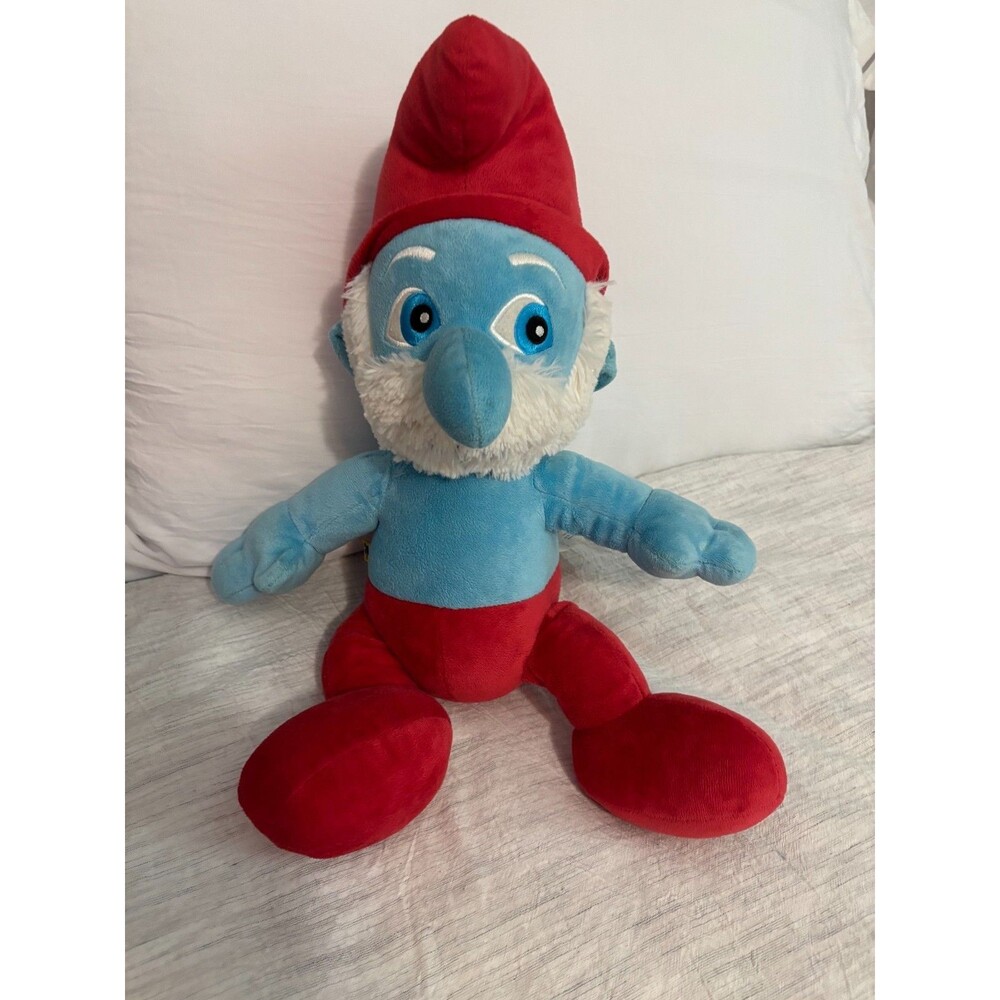 Build-A-Bear Papa Smurf Plush 18” Stuffed Animal 2011 Smurfs Movie